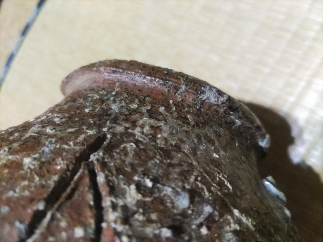 希少サイズ！古常滑焼　自然釉　壷（高21cm）