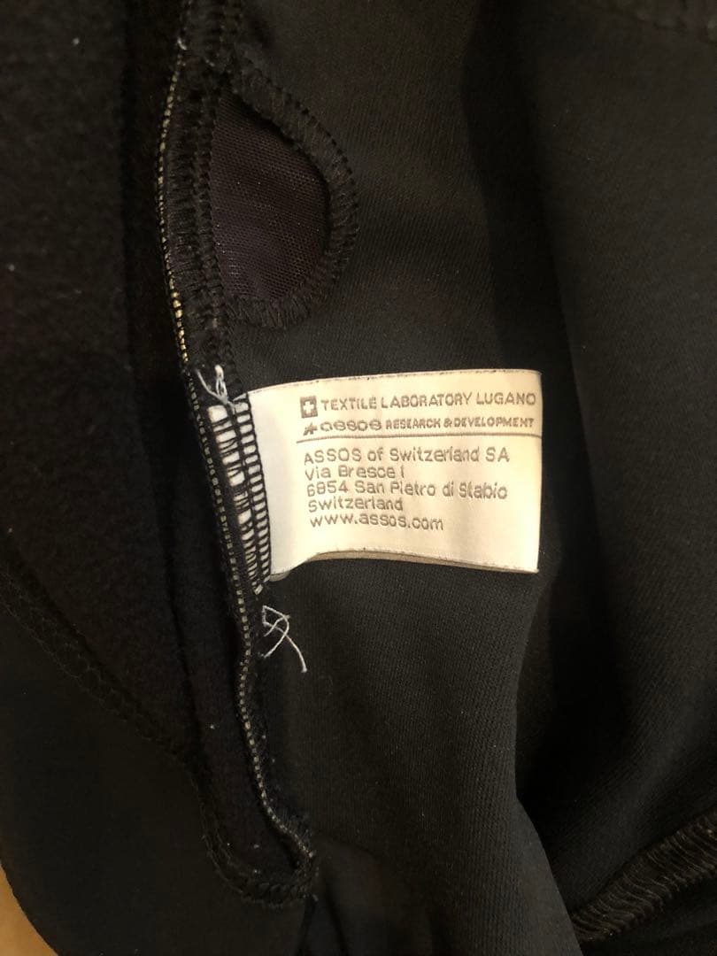 アソス 蛍光イエロー/ブラック サイクルジャケット長袖