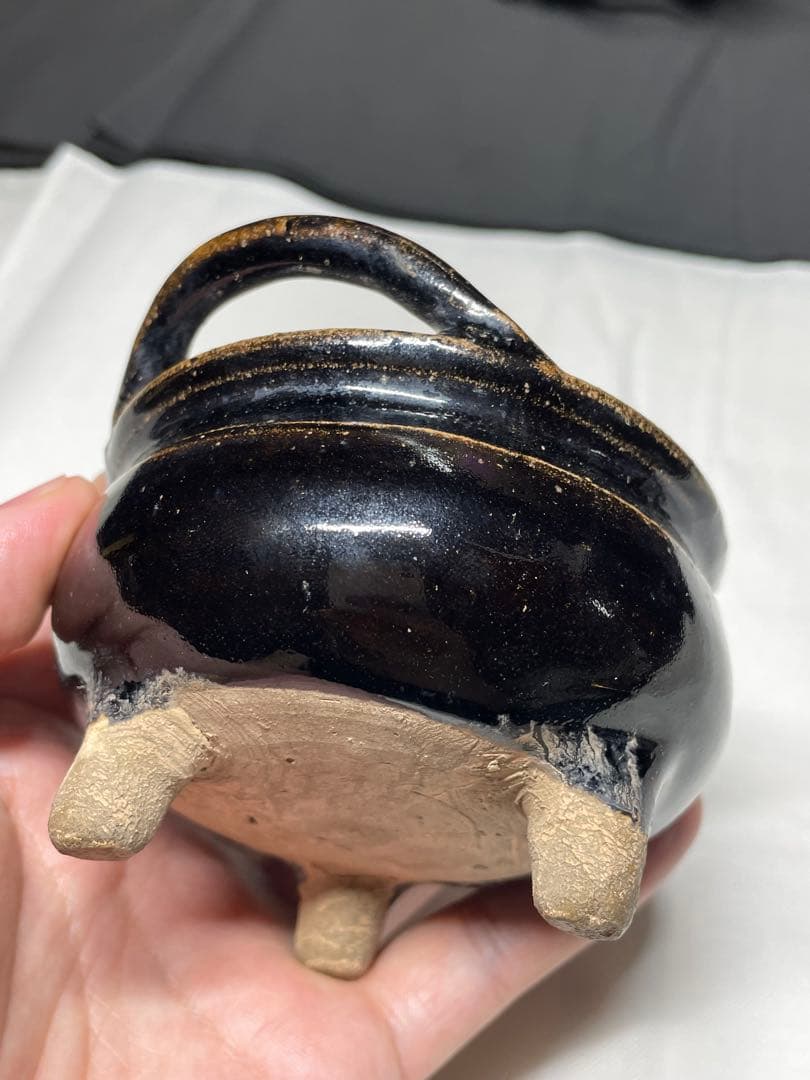 香炉。香道具、茶道具。古美術。骨董品。明時代。美品。希少品。舊家蔵出し。