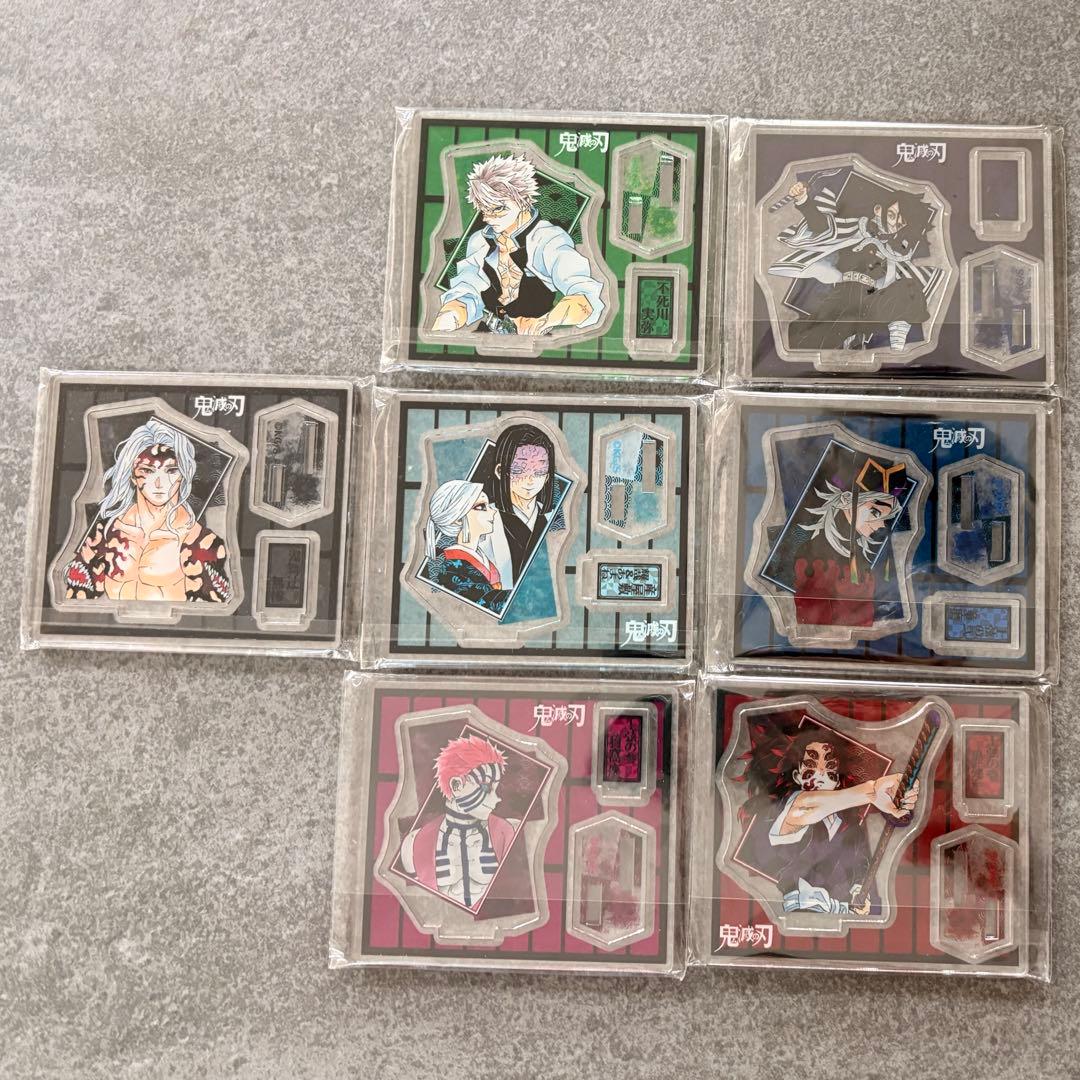 鬼滅の刃 アクリルフィギュア　原作絵　7点セット