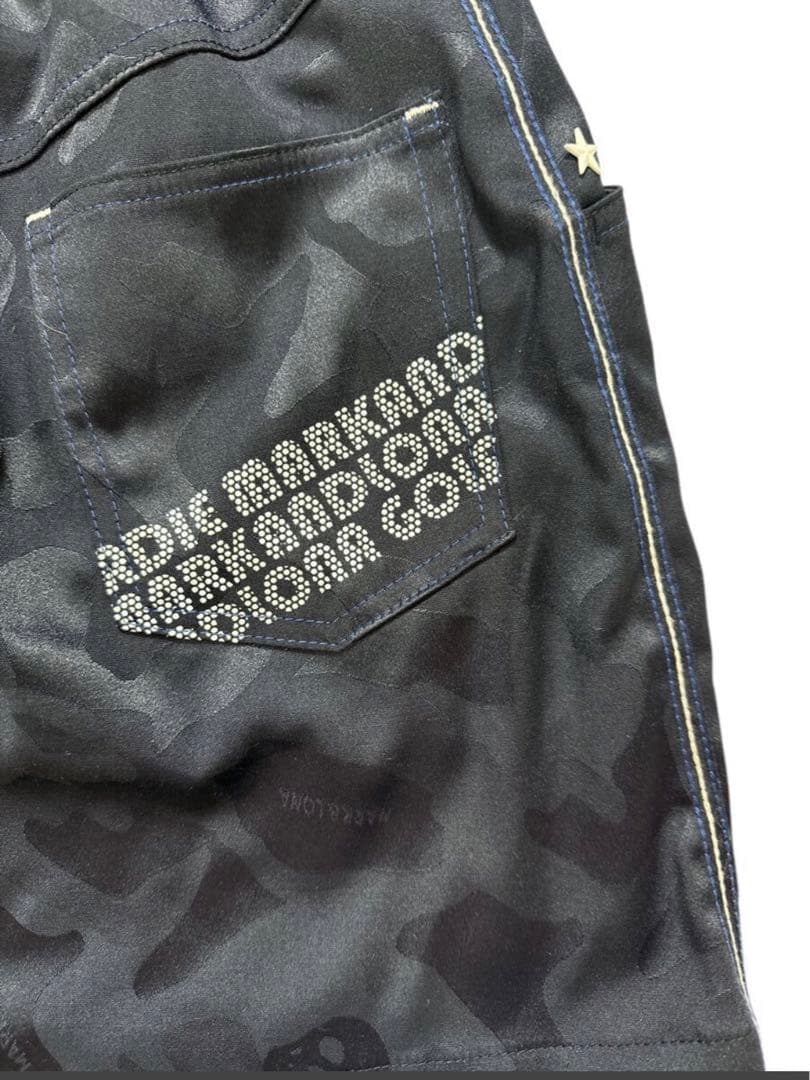 MARK&LONA マークアンドロナ スカル カモフラ ジャガード織柄 スカパン