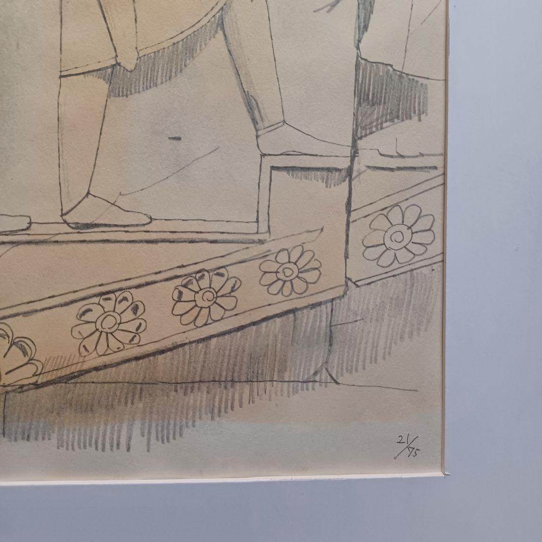 週末セール　平山郁夫　わがシルクロード　手作彩色２の２　本人サイン、落款あり