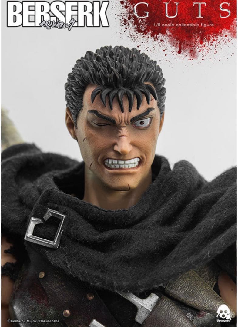 スリーゼロ　 ガッツ(黒い剣士) 1/6 可動フィギュア