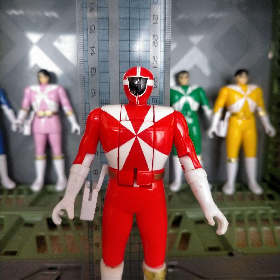 戦隊ヒーロー 変身アクションフィギュアセット(当時物)
