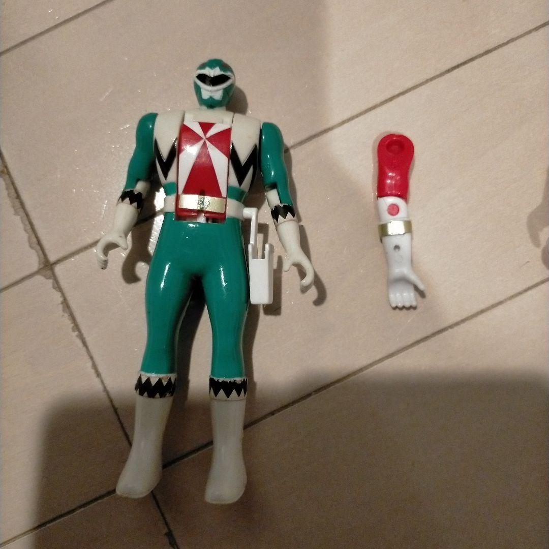 戦隊ヒーロー 変身アクションフィギュアセット(当時物)