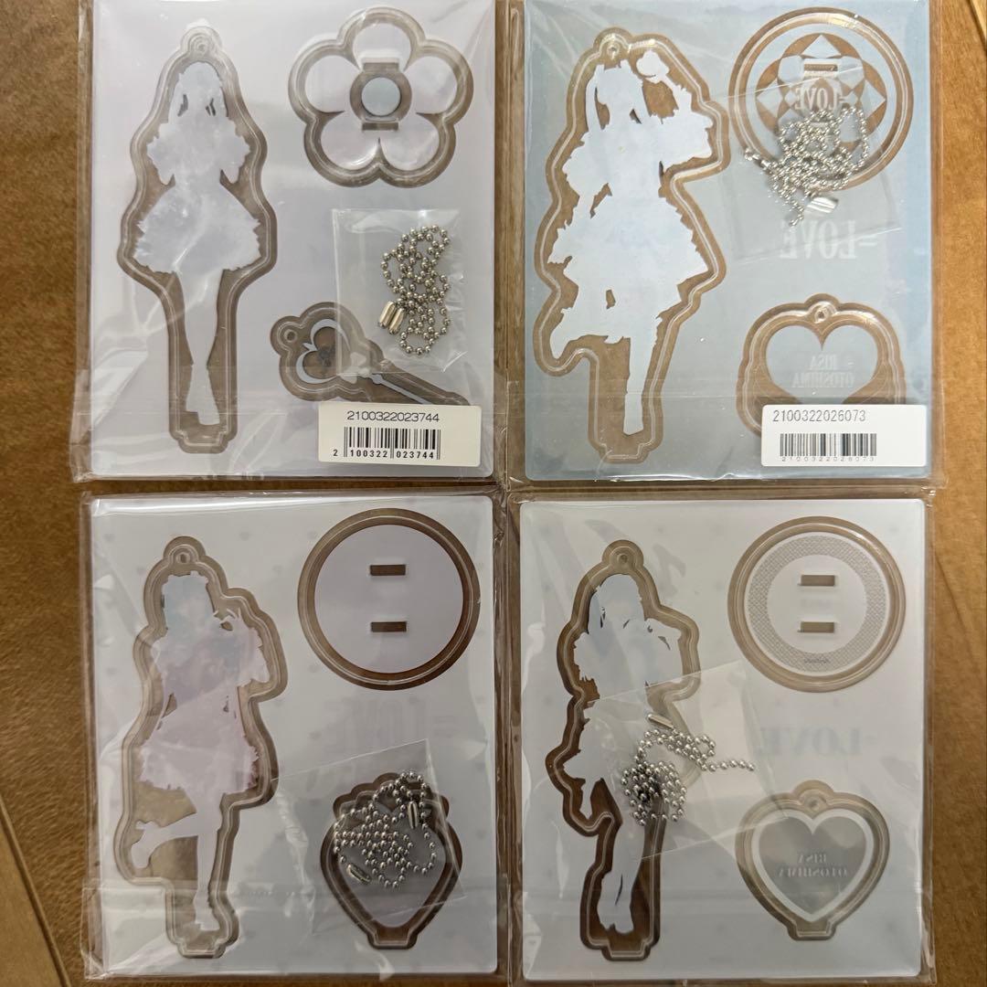 匿名発送★音嶋莉沙 アクリルスタンド アクスタ ４点セット