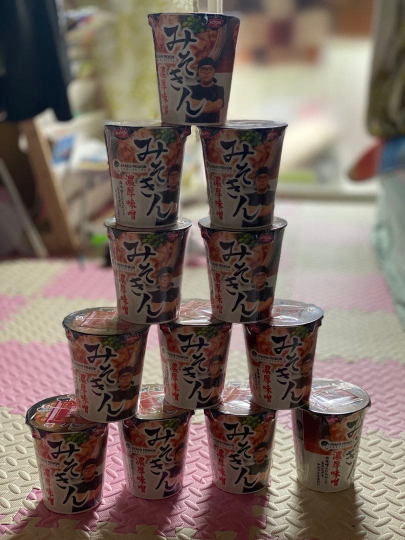 HIKAKINPREMIUM みそきん濃厚味噌ラーメン　12個発送1日中