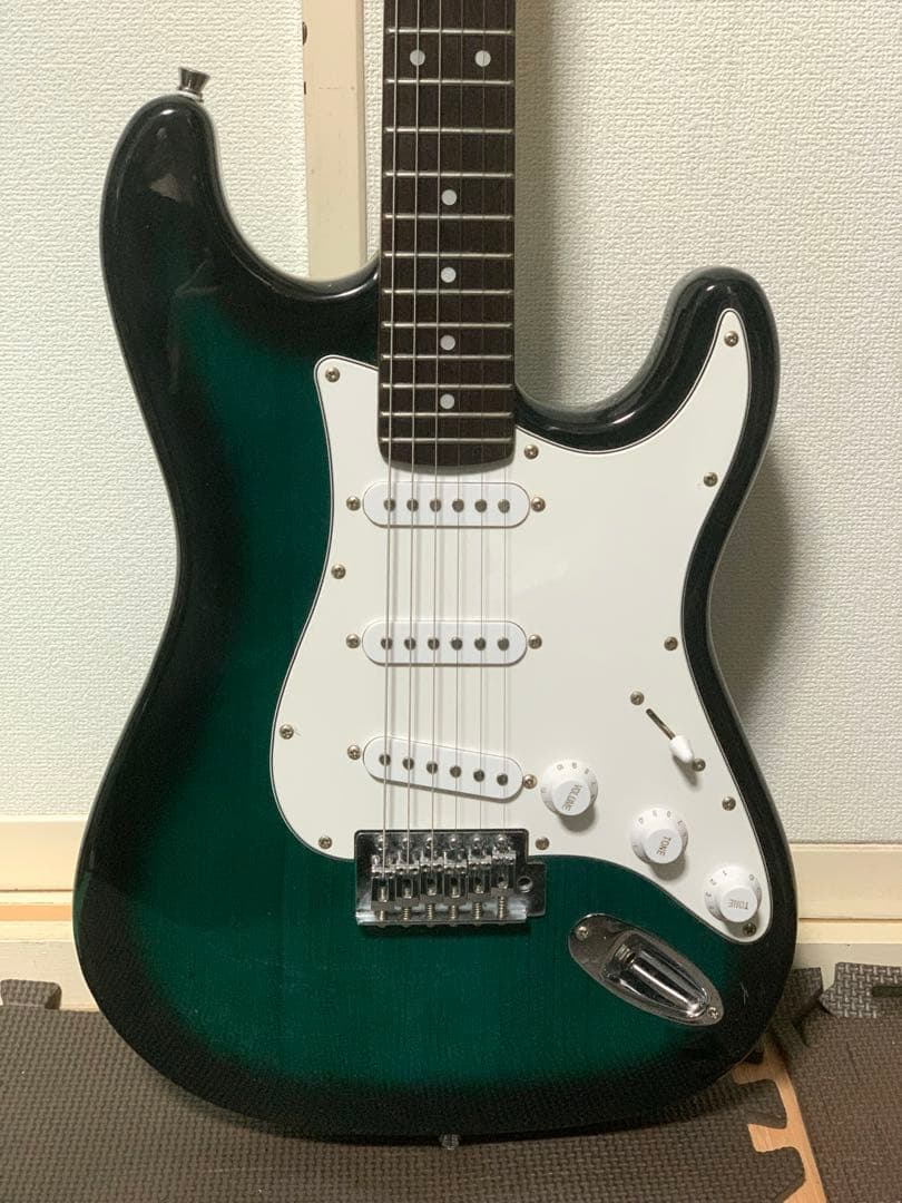 SELDER セルダー ストラトキャスター タイプ 緑系 エレキギター ST