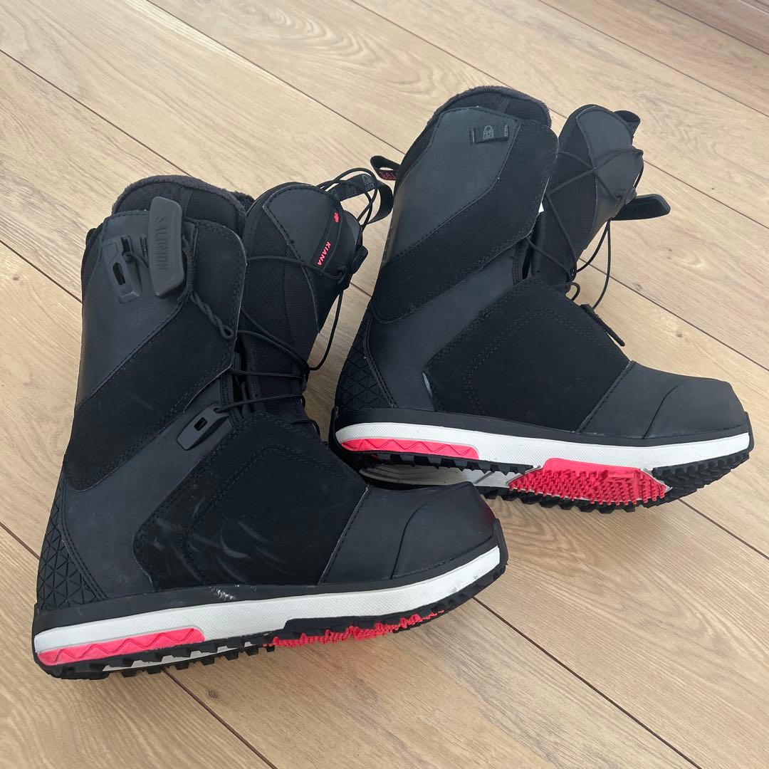 【即日発送可能】レディース　Salomon スノーボードブーツ ブラック