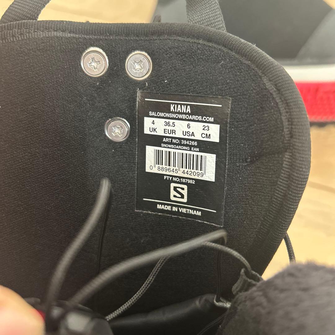 【即日発送可能】レディース　Salomon スノーボードブーツ ブラック