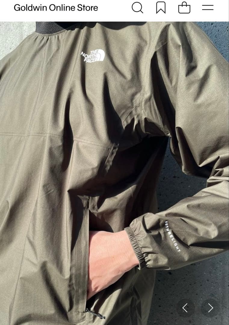 新品・タグ付き　ザノースフェイス　フューチャーライト トレーニングピステ