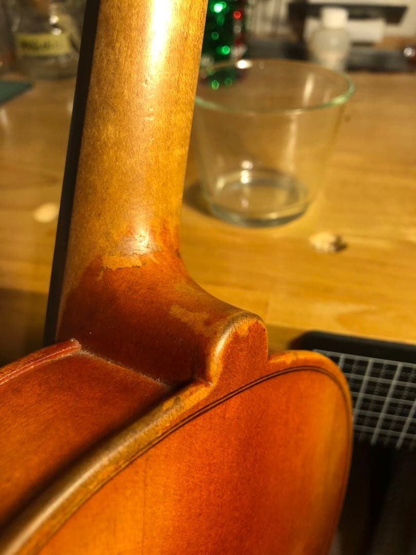 【駒&魂柱新調済】Suzuki分数バイオリンNo280 3/4 1980