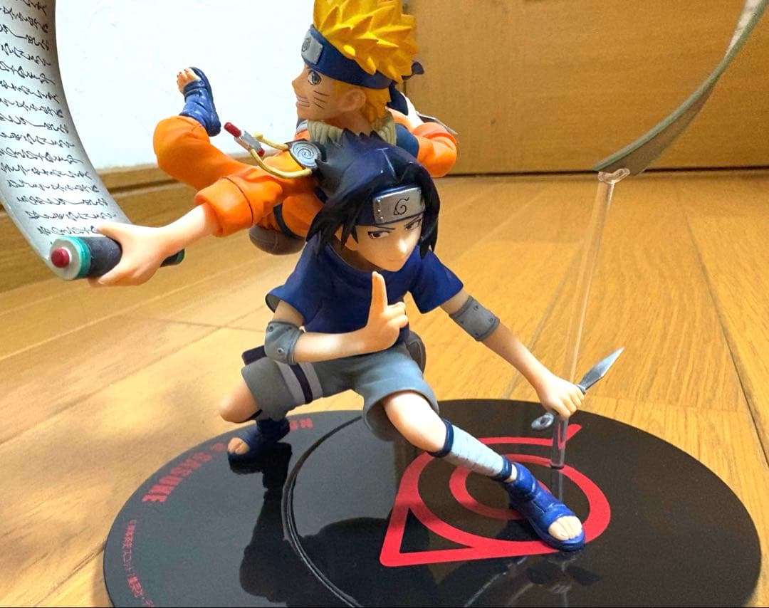 NARUTO G.E.M.シリーズフィギュア う ずまきナルト と うちはサスケ