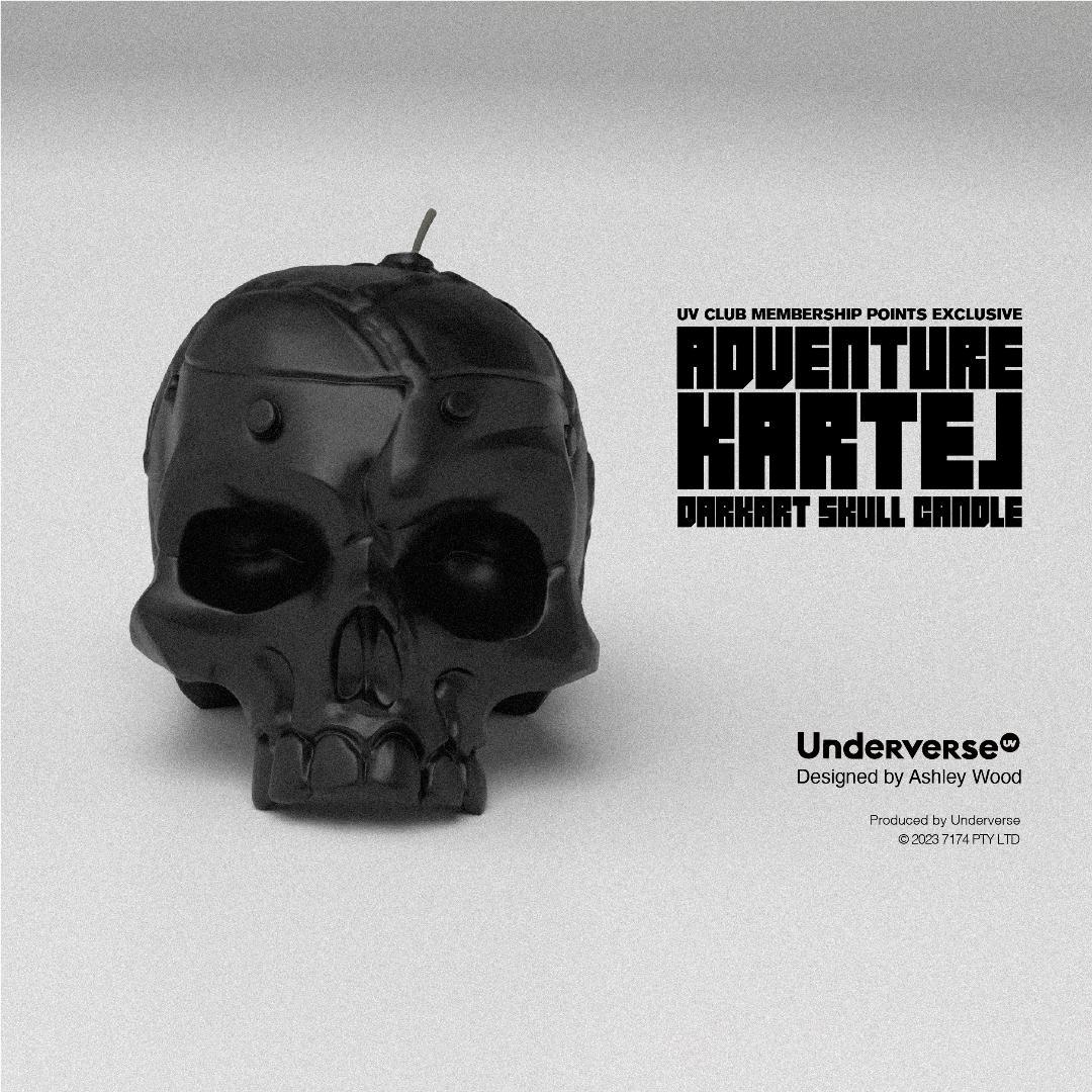 その他 UVC DARK ART SKULL CANDLE / Underverse