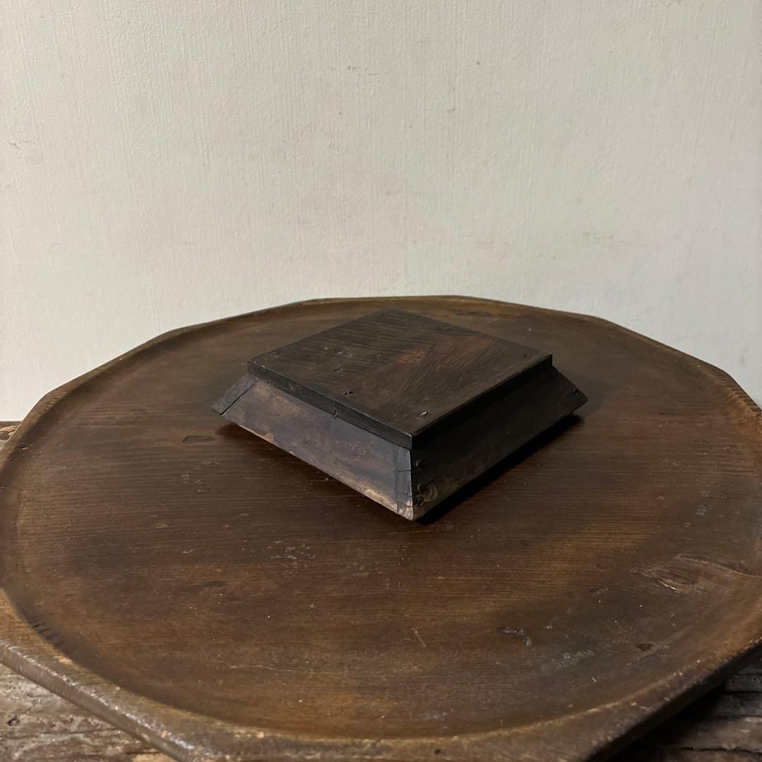 李朝　朝鮮王朝時代　祭祀の器　木皿　1点　⑤アンティーク　韓国骨董　古道具　骨董