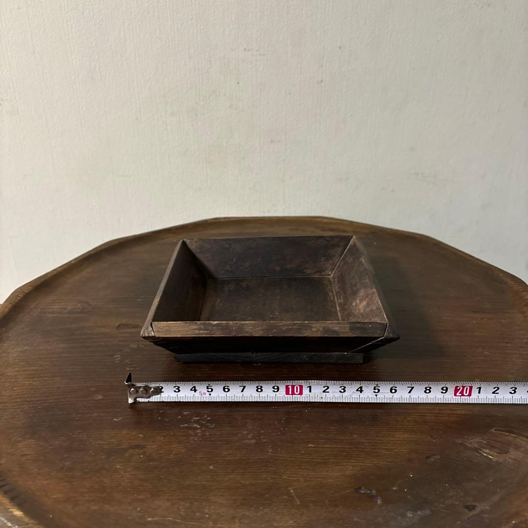 李朝　朝鮮王朝時代　祭祀の器　木皿　1点　⑤アンティーク　韓国骨董　古道具　骨董