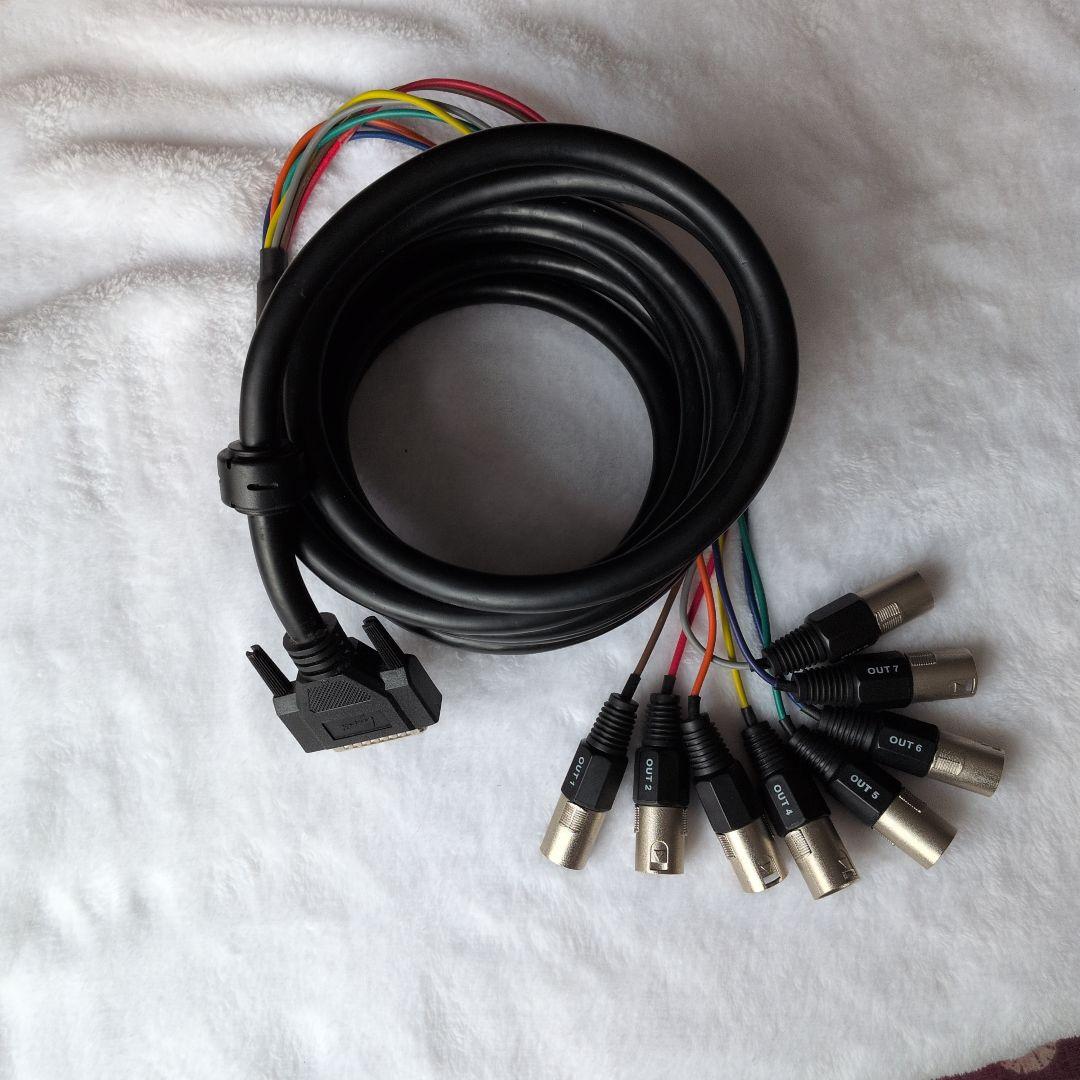 【13】Lynx アナログマルチケーブル　D-sub DB25XLRメス×8