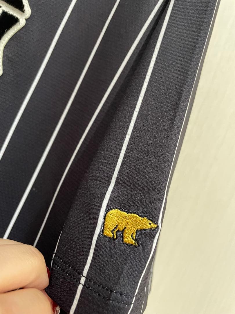 GBG 阪神タイガースコラボ　ストライプ ハイネックシャツ 半袖　新品未使用