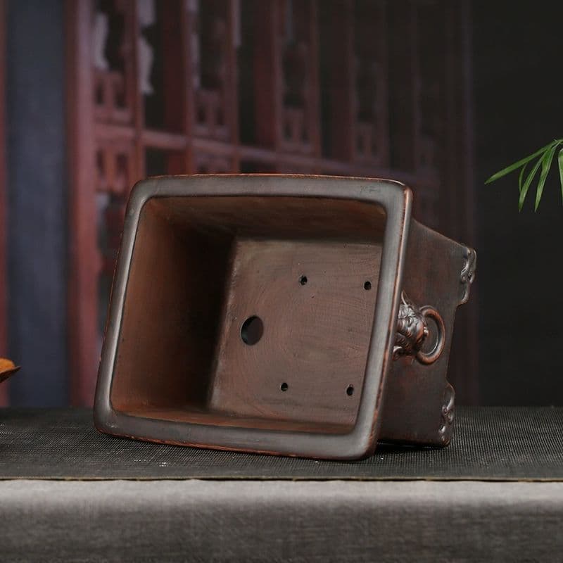 宜興紫砂鉢 金玉満堂多肉植物鉢 紫砂鉢 盆栽鉢 植木鉢 小品盆栽鉢 大品盆栽鉢