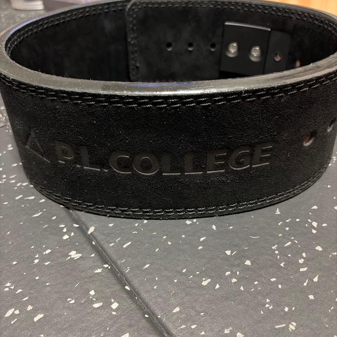 PL COLLEGE トレーニングパワーベルト 黒 Sサイズ