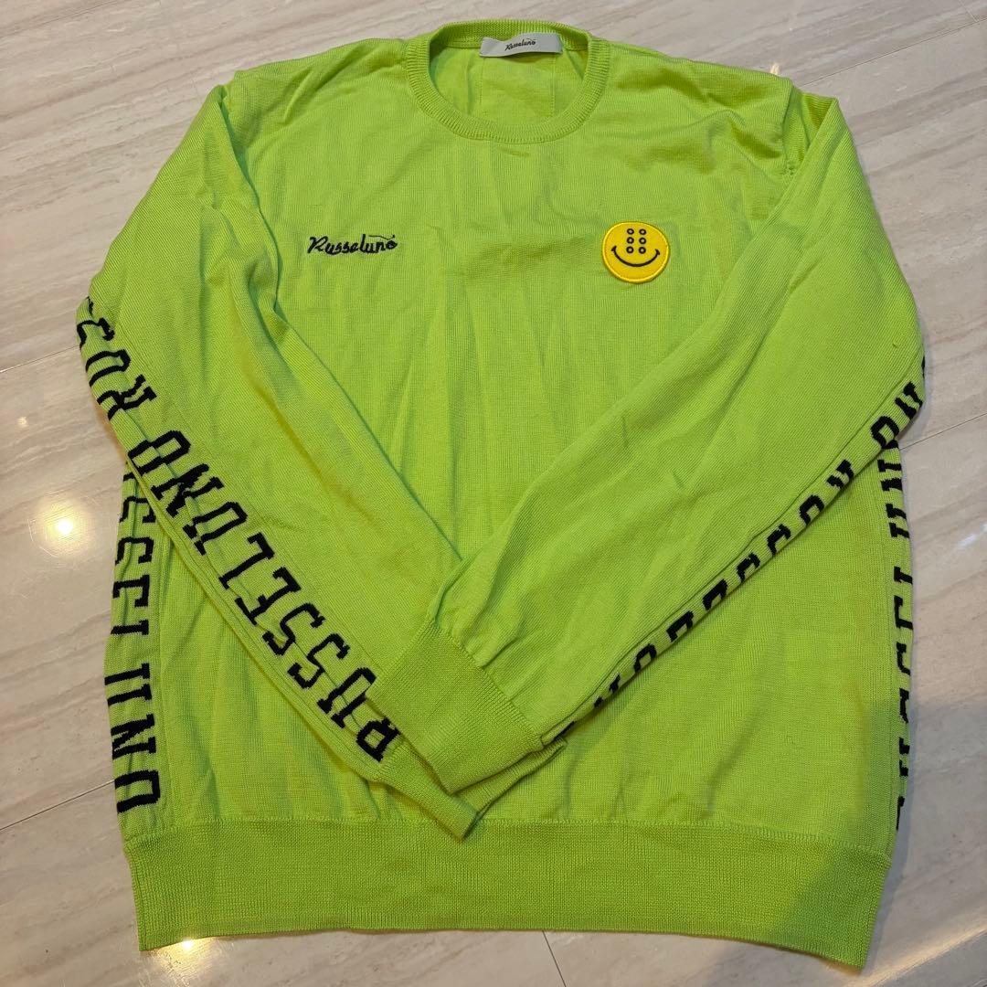 Russeluno（ラッセルノ） 袖ロゴニット
