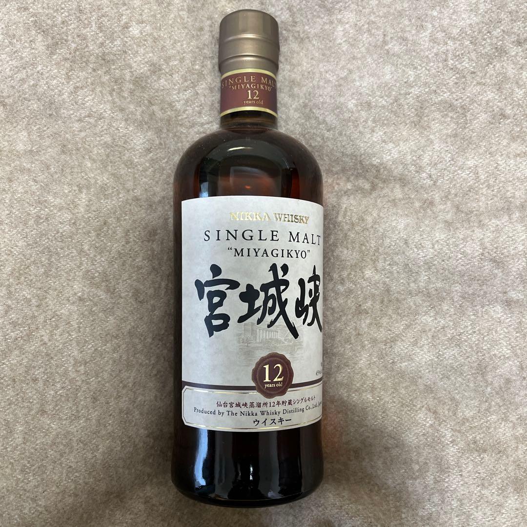 ニッカウイスキー シングルモルト 宮城峡 12年 700ml箱付