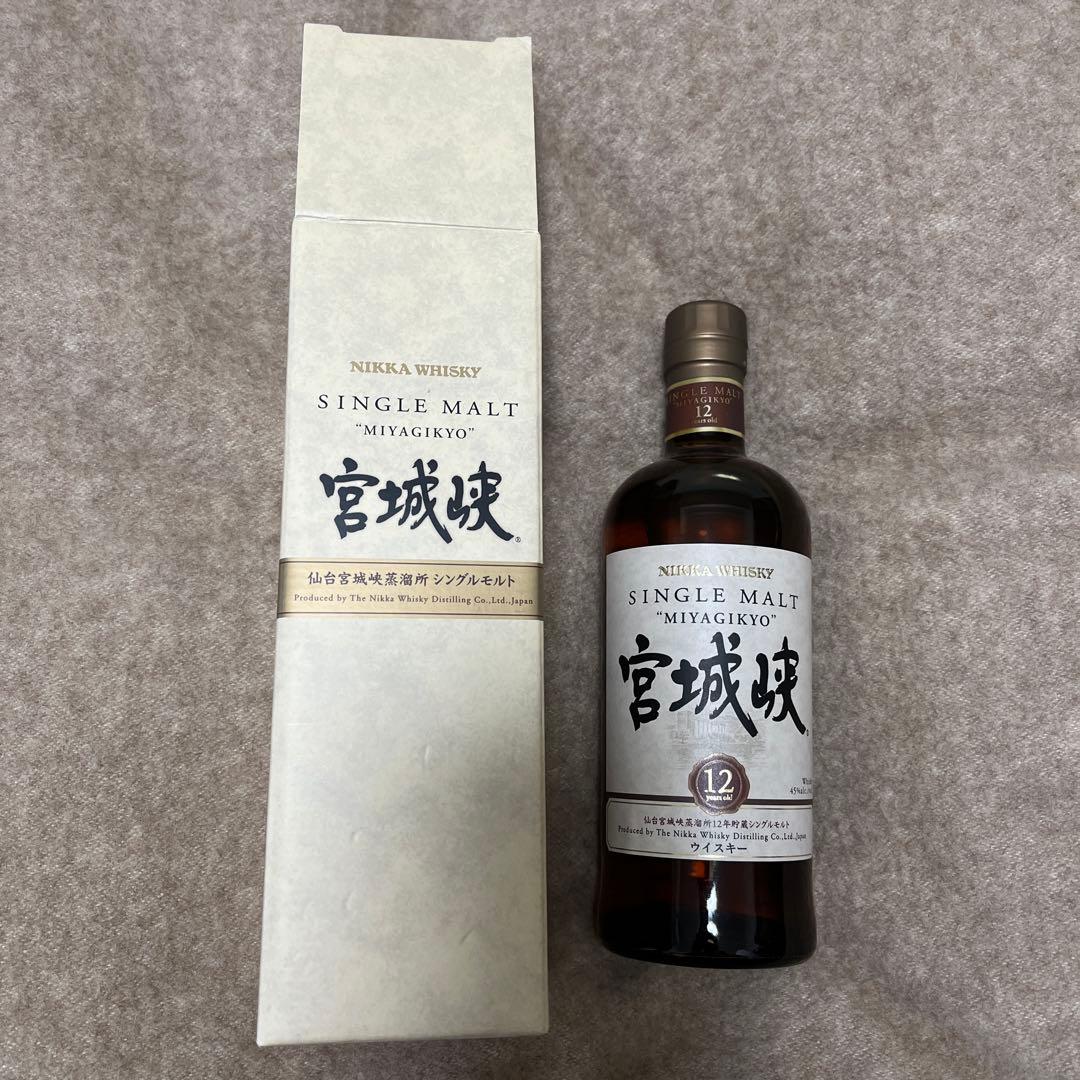 ニッカウイスキー シングルモルト 宮城峡 12年 700ml箱付