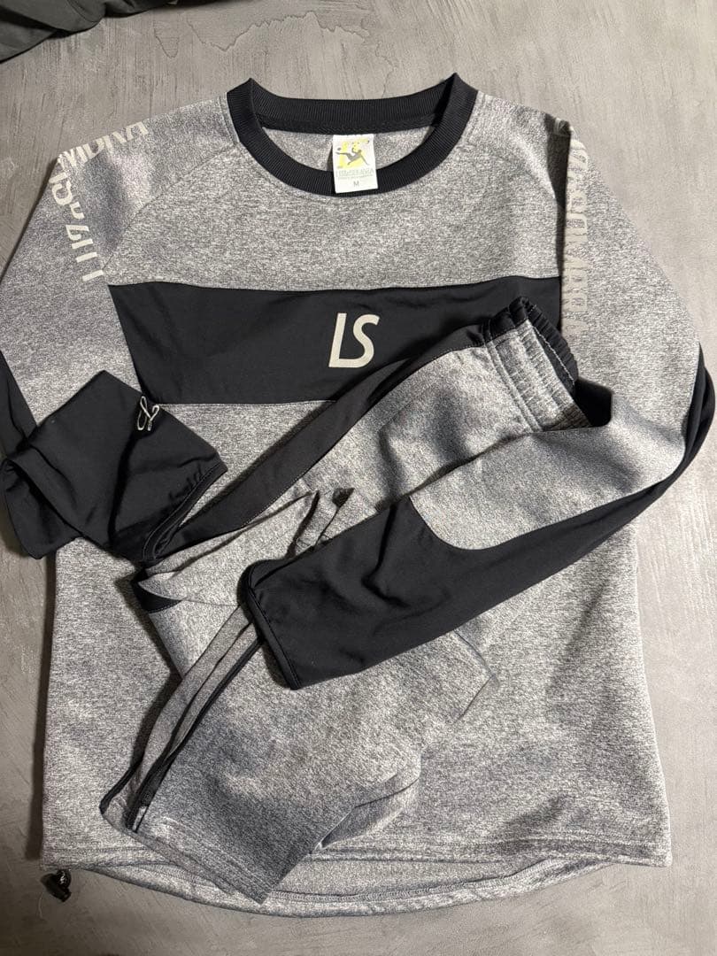 LUZeSOMBRA ジャージ上下セット グレー/ブラック