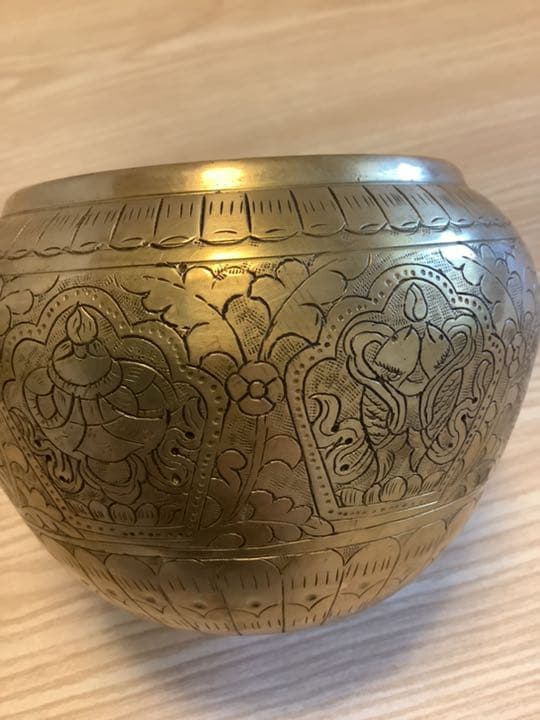 《 新品　チベット密教 》 法具　グルパ　GULPA ライスボウル　w44