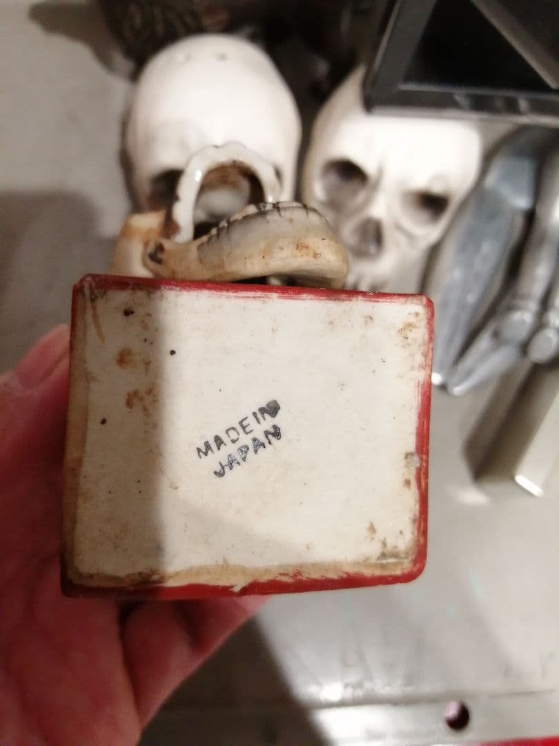 50s 　雰囲気　スカルオンブック　スカル　ドクロ　ビンテージ