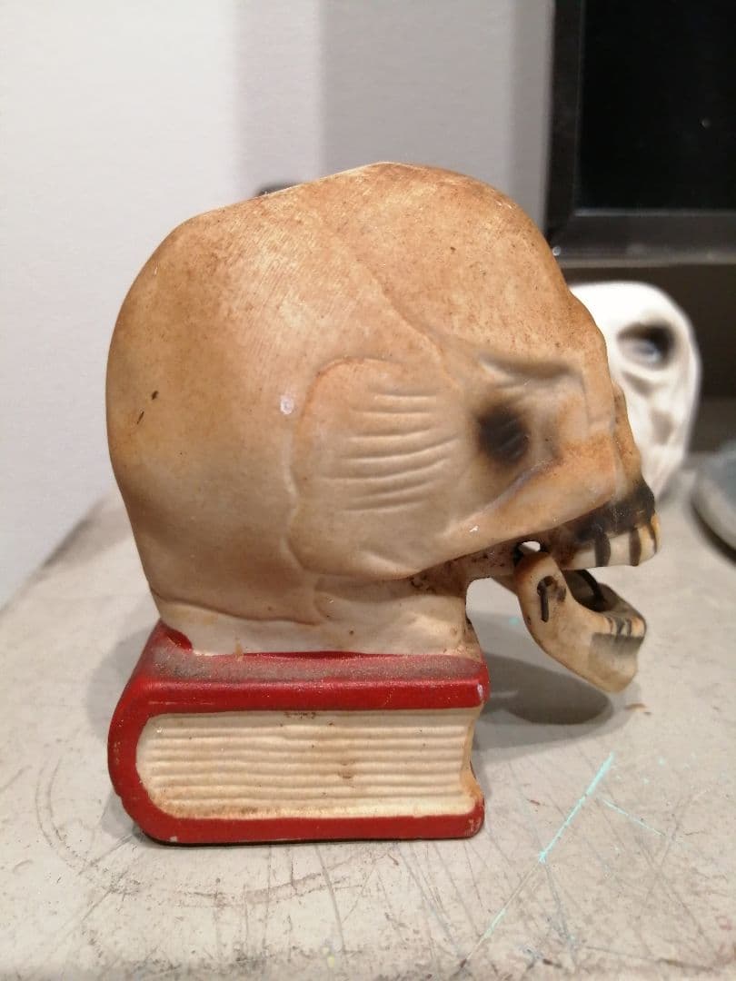 50s 　雰囲気　スカルオンブック　スカル　ドクロ　ビンテージ