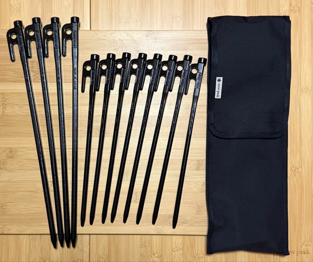  peak スノーピーク　ソリッドステーク30/40 ケース付き