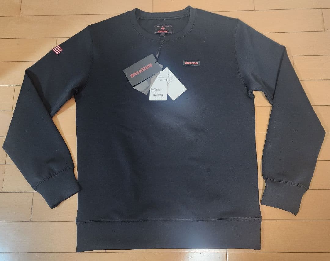 BRIEFING MENS 3D LOGO CREW NECK 黒M 新品未使用