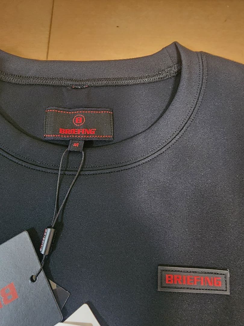 BRIEFING MENS 3D LOGO CREW NECK 黒M 新品未使用