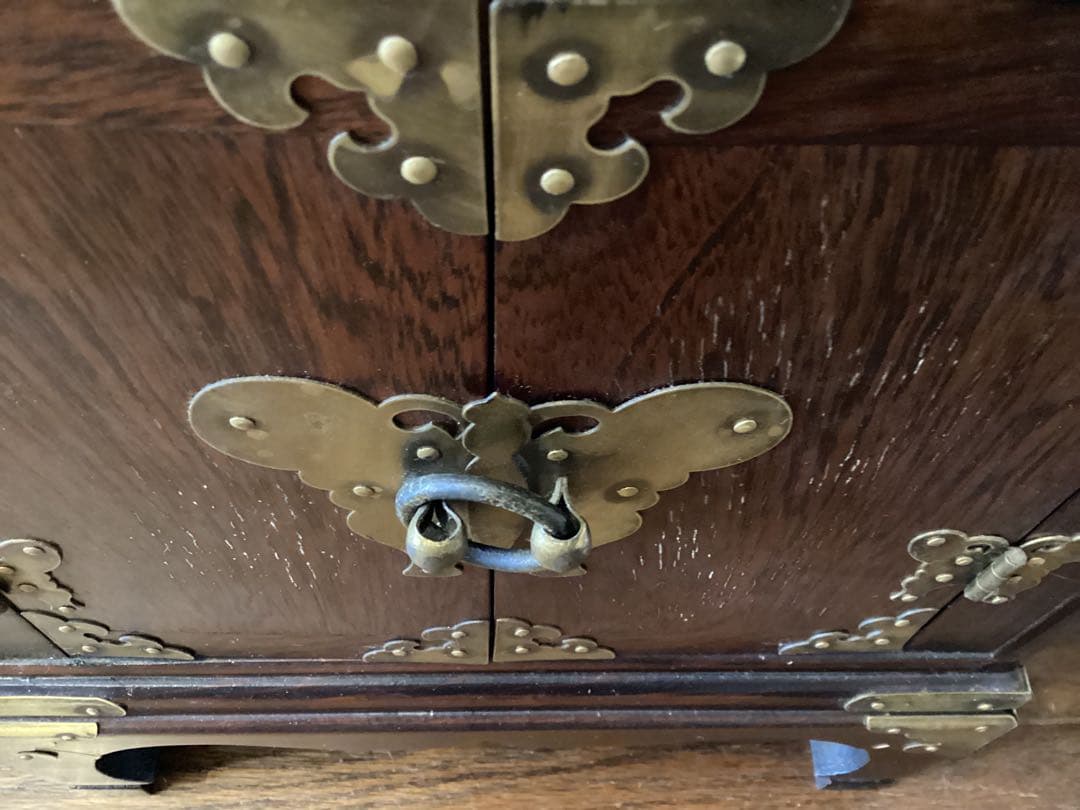 アンティーク木製家具　薬箪笥　李朝家具　インテリア　ビンテージ　アクセサリー入れ