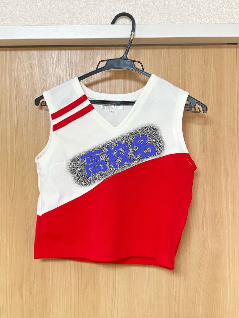 チアリーディングウェアセット(赤)