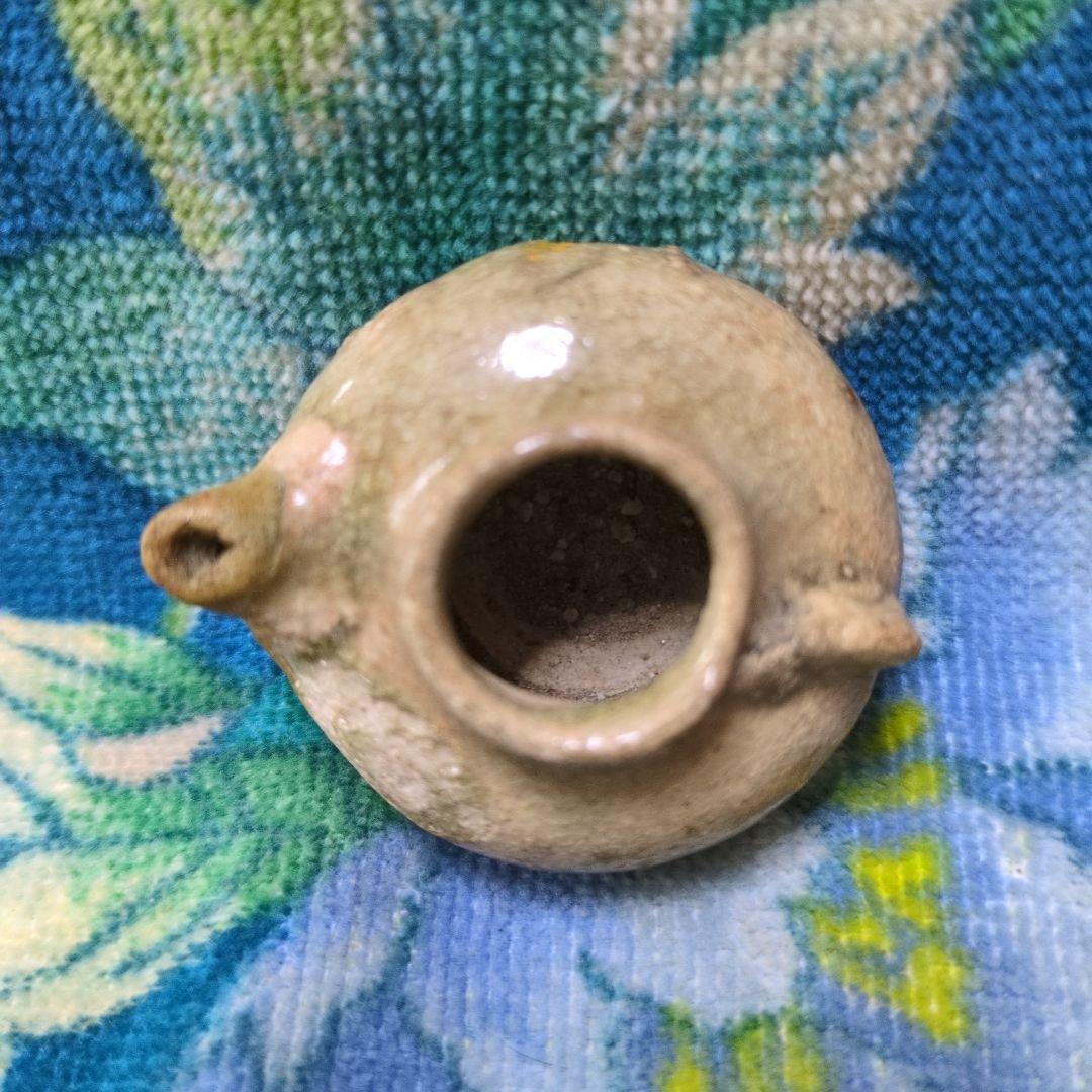 発掘品　書道　水差し　小さな器 高さ2.5cm　直径8cm 　ざっくりです。