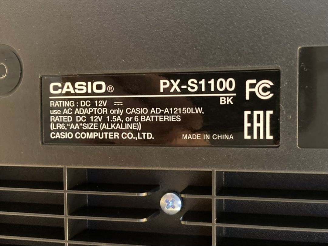 CASIO PX-S1100 ブラック 電子ピアノ