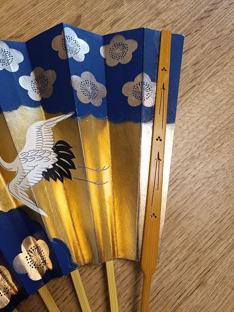 仕舞扇と扇子袋のセット　京都十松屋福井扇舗