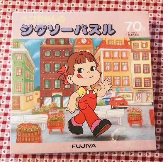 ペコちゃん パズル 額付き レトロ