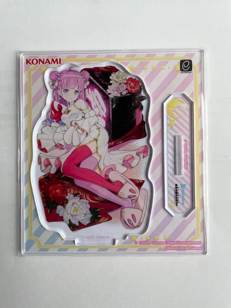 姫森ルーナ　麻雀格闘倶楽部オリジナルアクリルスタンド2点 、passカード