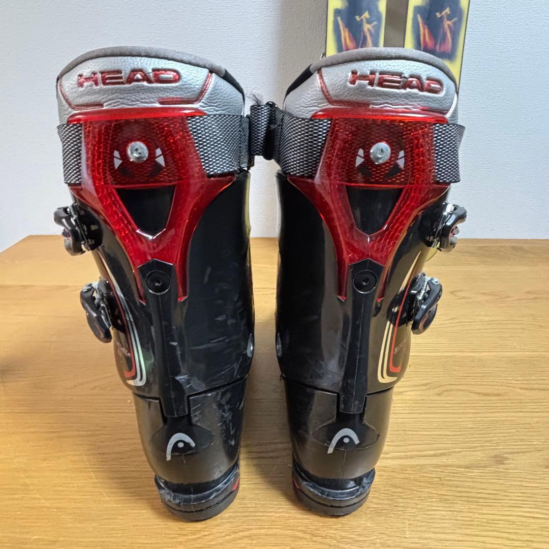 メンズ　ショートスキー　ファンスキーセット　Line head 27cブーツ付