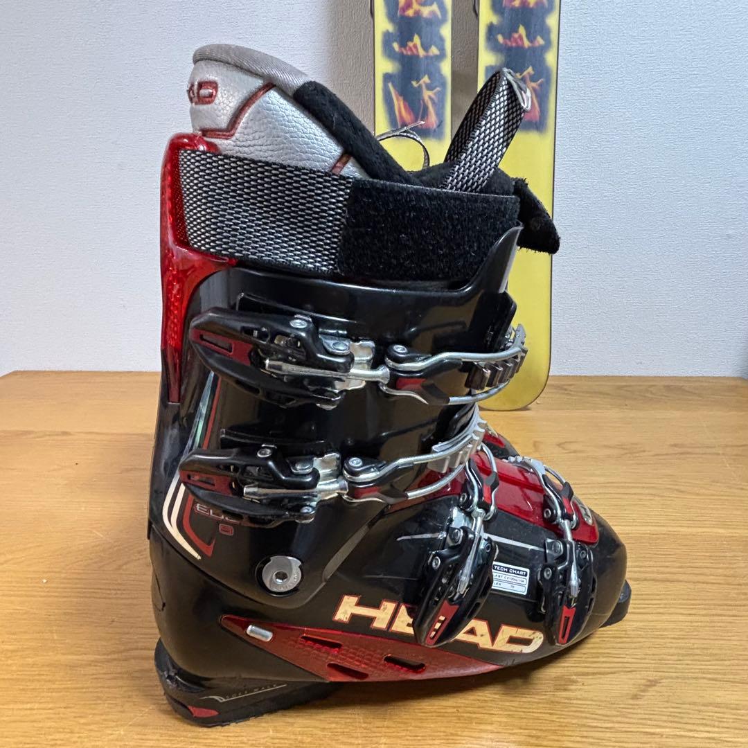 メンズ　ショートスキー　ファンスキーセット　Line head 27cブーツ付