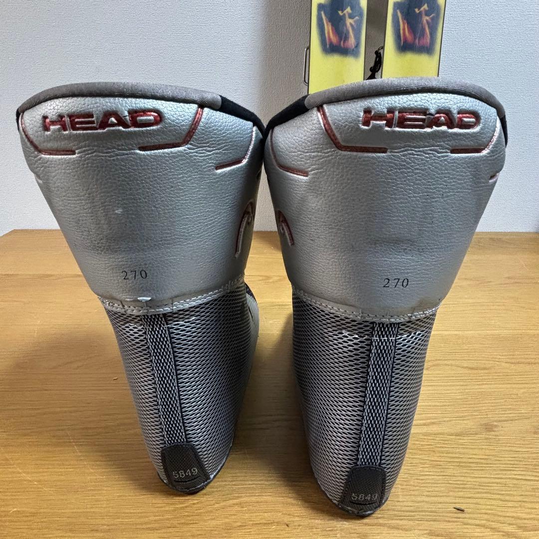 メンズ　ショートスキー　ファンスキーセット　Line head 27cブーツ付