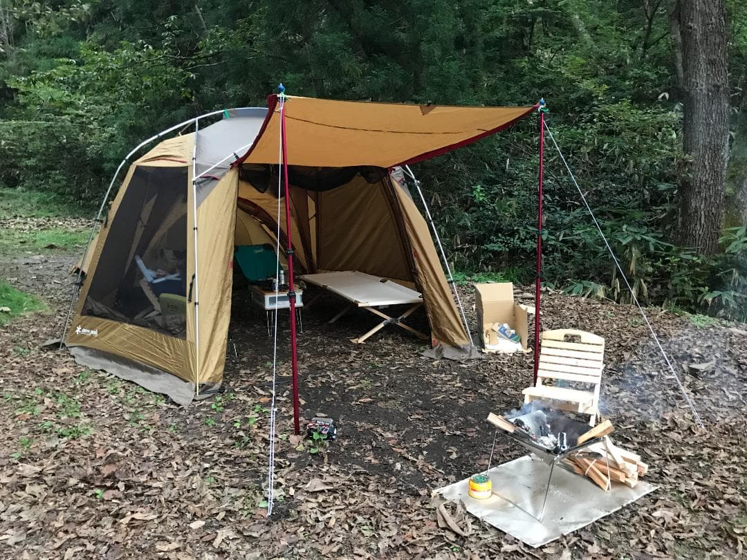  peak TP-920 メッシュシェルター 中古 焚火臭が有ります