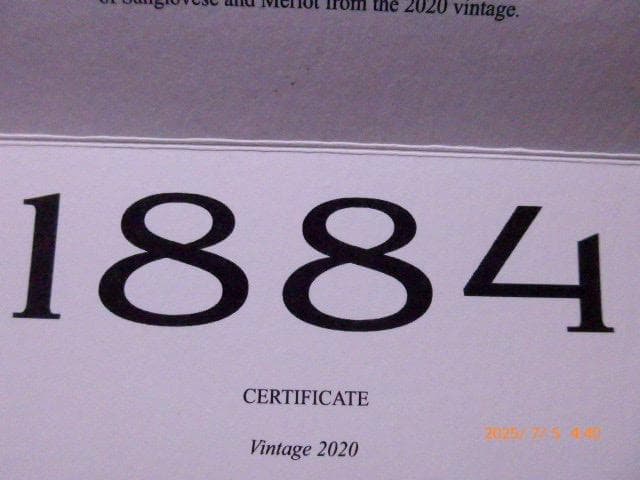 ブルガリの貴重なPoderNuovo 1884 のワイン　木箱入り　限定品です