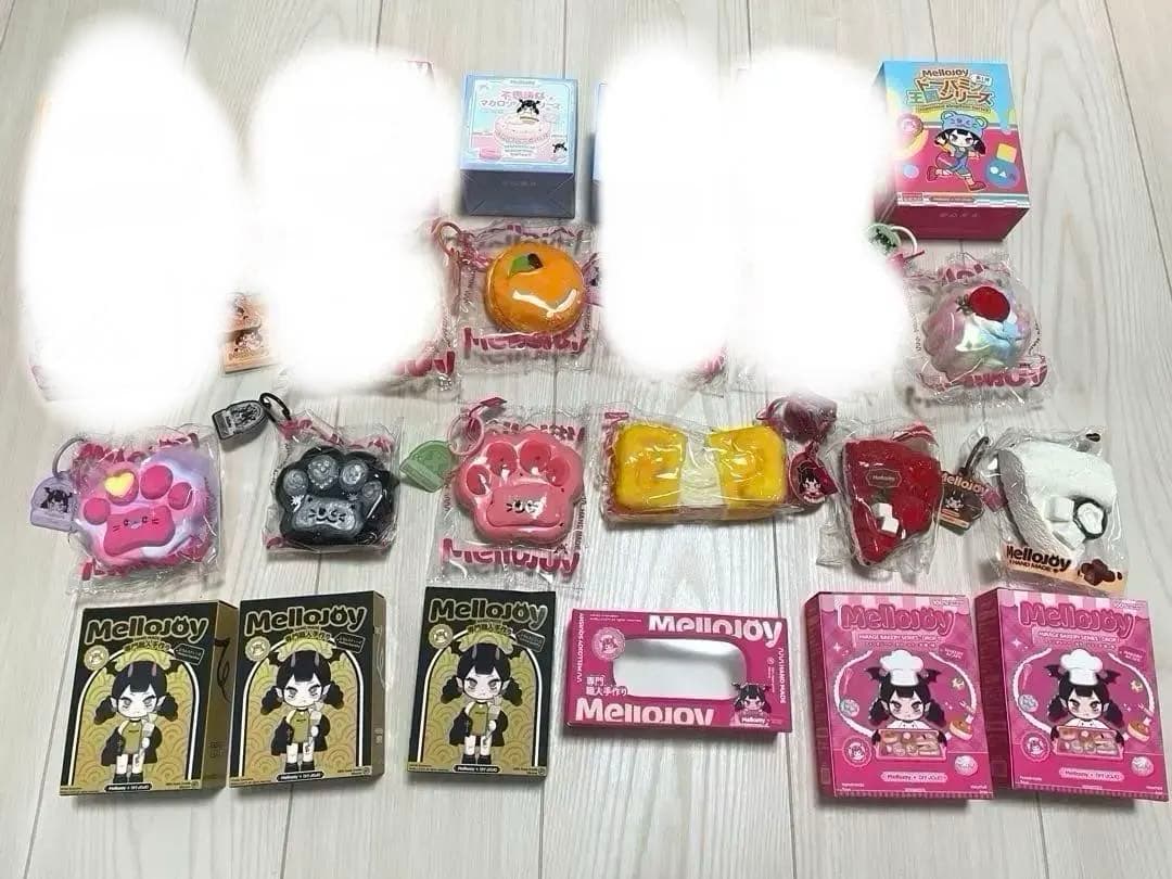 メロジョイ Mellojoy まとめ売り10点マカロン肉球伸びるチーズ