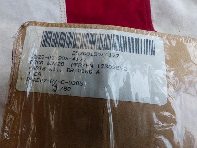 米軍実物 NOS M151 デフ　シールセット　M151A2　13　JEEP