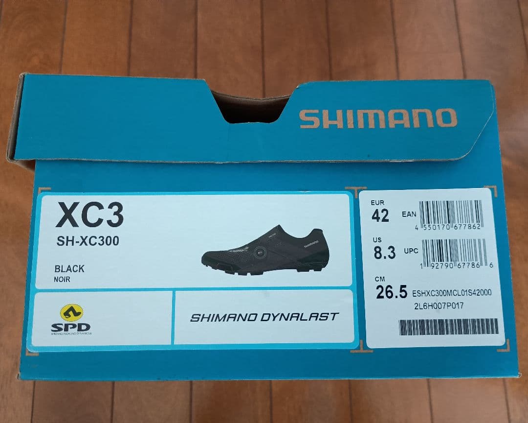 SHIMANO XC3 サイクリングシューズ 42 ブラック