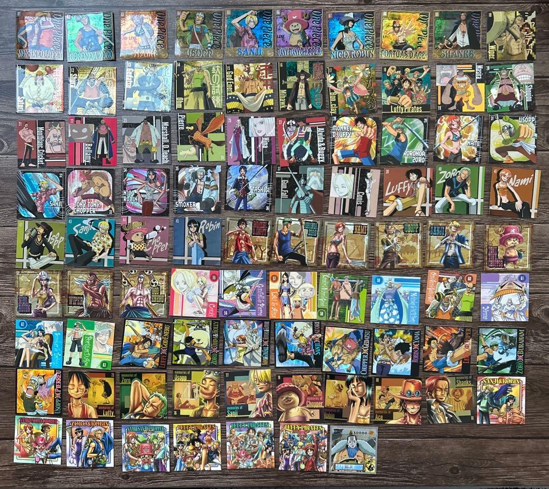 平成レトロ激レア　ワンピース　森永シール86枚セット